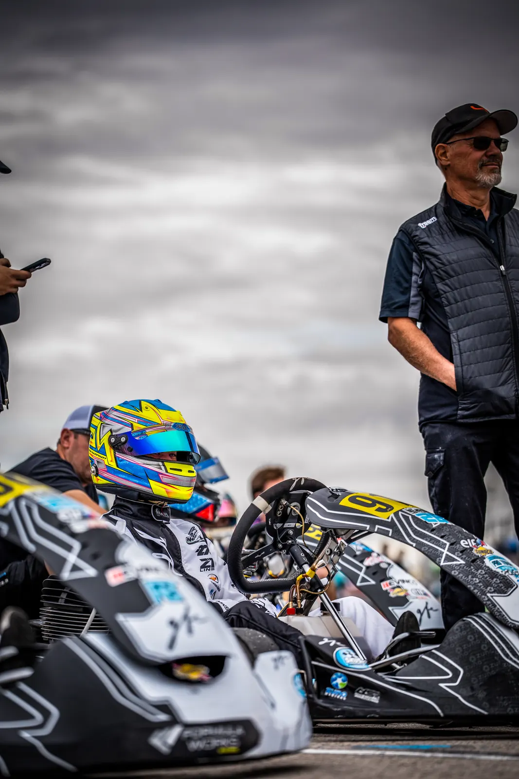 Pre-race paddock portrait