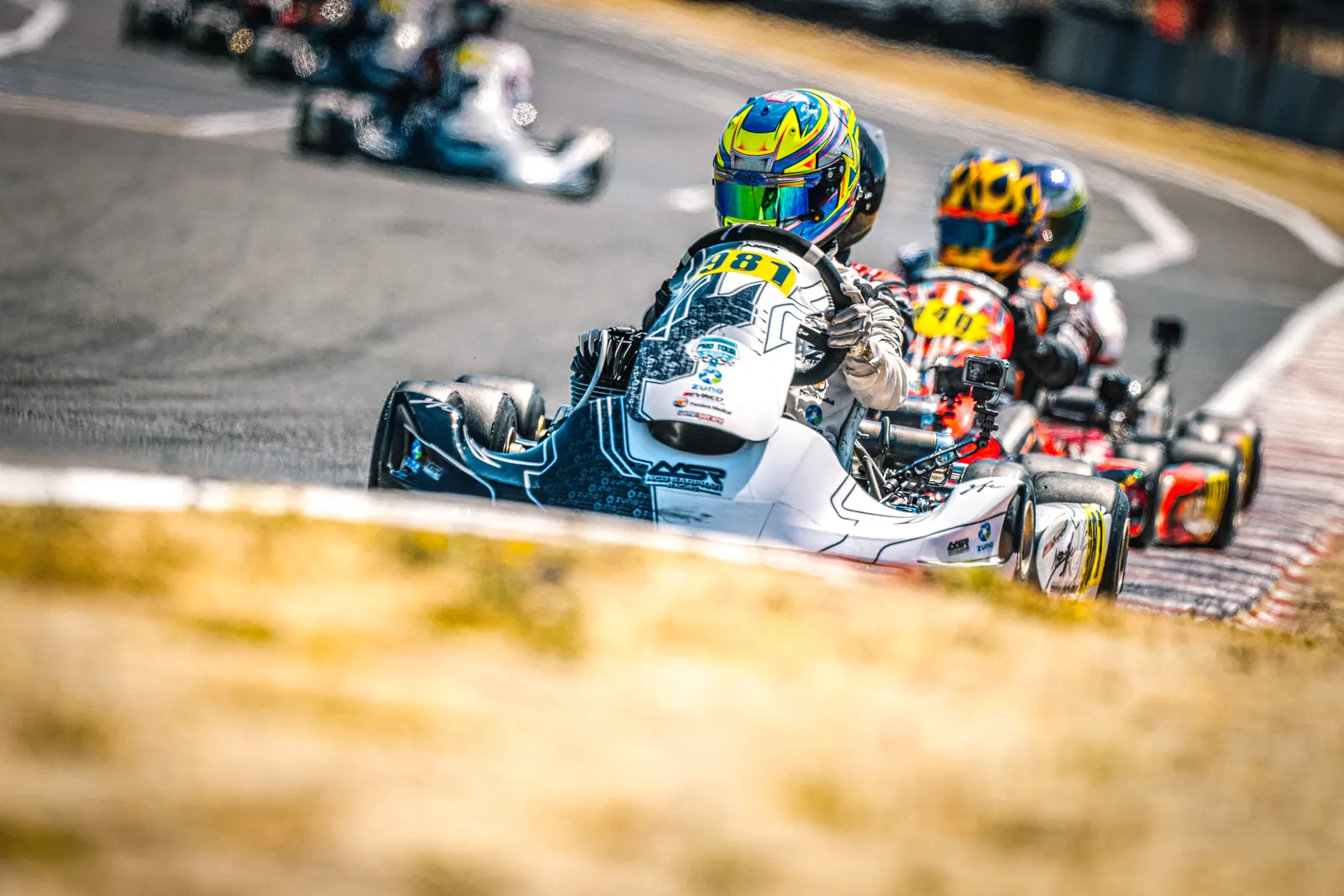 Grid lineup with team